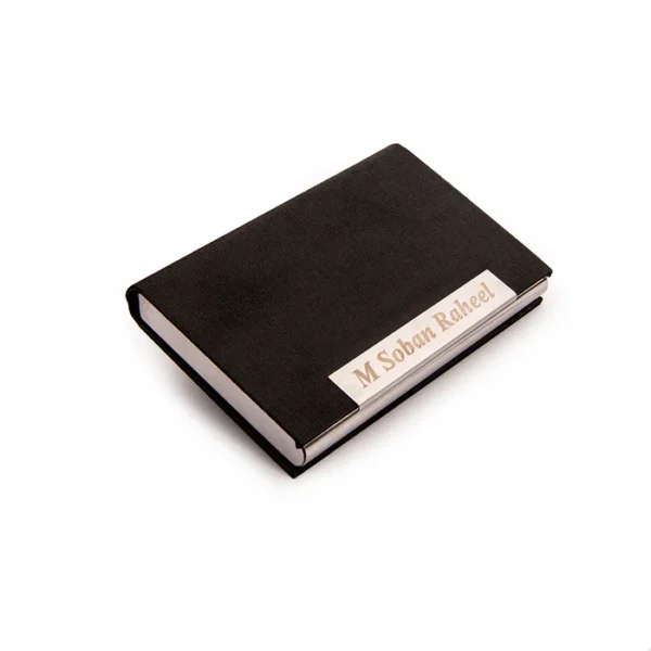 Leather Texture Visiting Card Holder