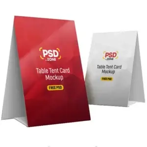 Tabletop Tent Cards