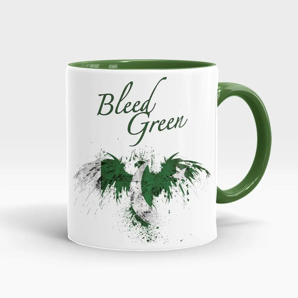Bleed Green Pakistan Mug – Independence Day Gift