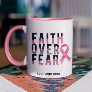 Breast Cancer Awareness Mug Pink