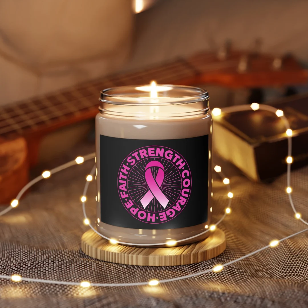 Buy Breast Cancer Scented Candle