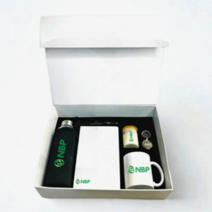 Aesthetic Desk Gift Box with scented candle glass bottle ceramic mug notebook pen and keychain premium packaging