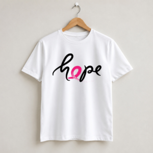 pinktober hope white t shirt breast cancer awareness tee Pakistan pink ribbon shirt